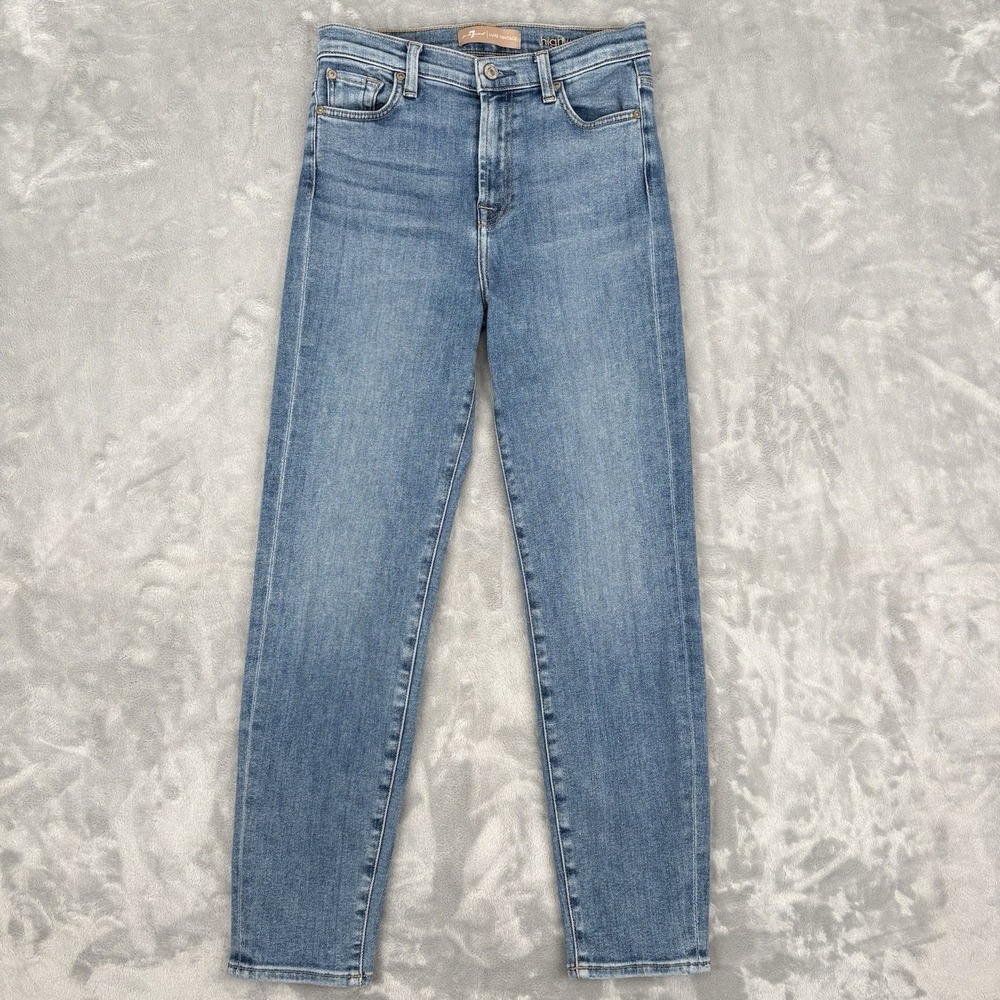 7 For All Mankind Luxe Vintage Jeans‎ Women 25 (26x27) High Waist Slim Denim
